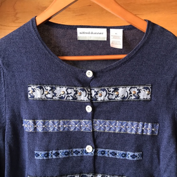 Alfred Dunner Cardigan Sweater - Picture 3 of 14
